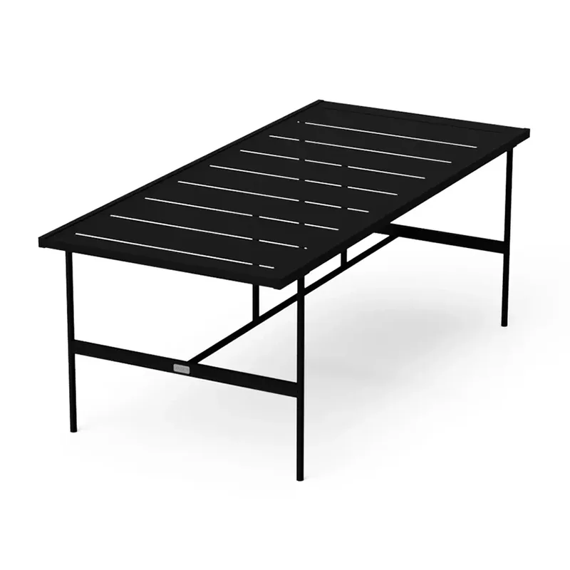 Zunanja pravokotna jedilna miza